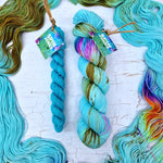 Campervan & Aqua - SOCK YARN DUO - SW Falkland Merino & Nylon