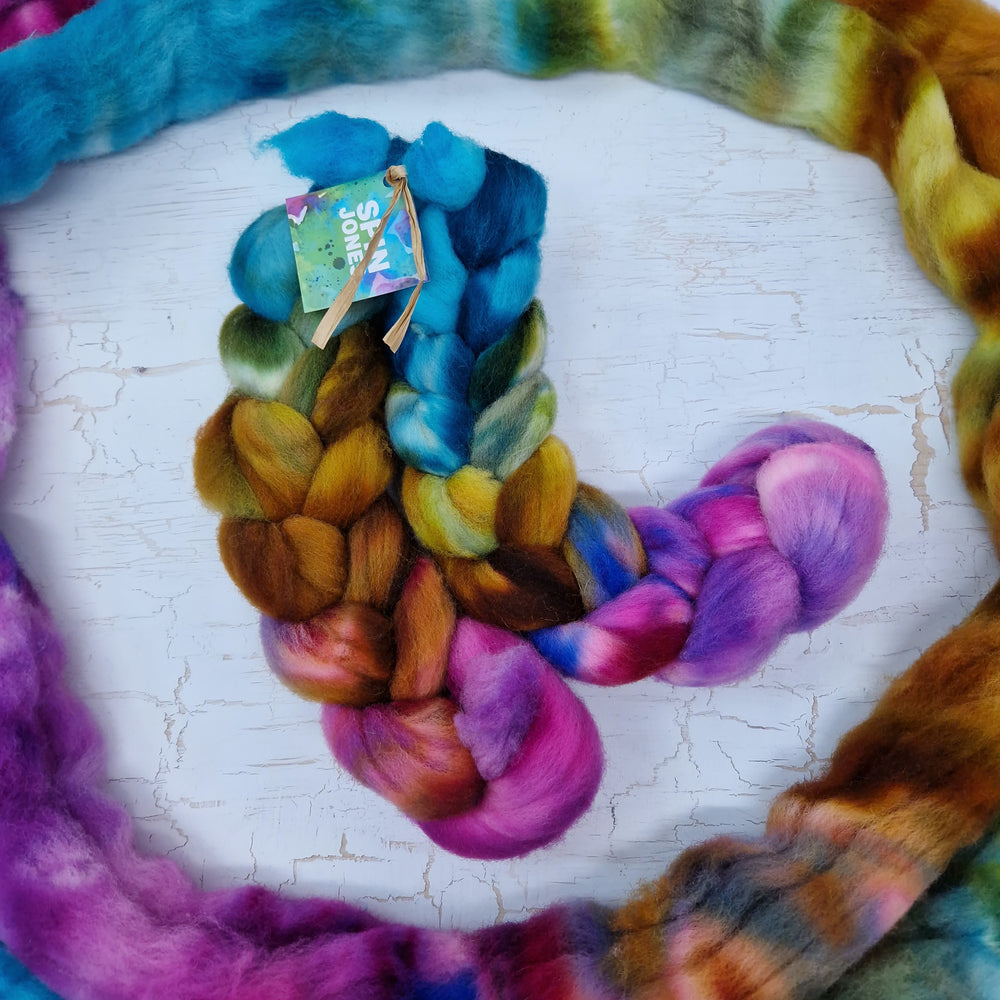 LEFTOVERS - Hand dyed Southdown wool - 100g (3.5oz)