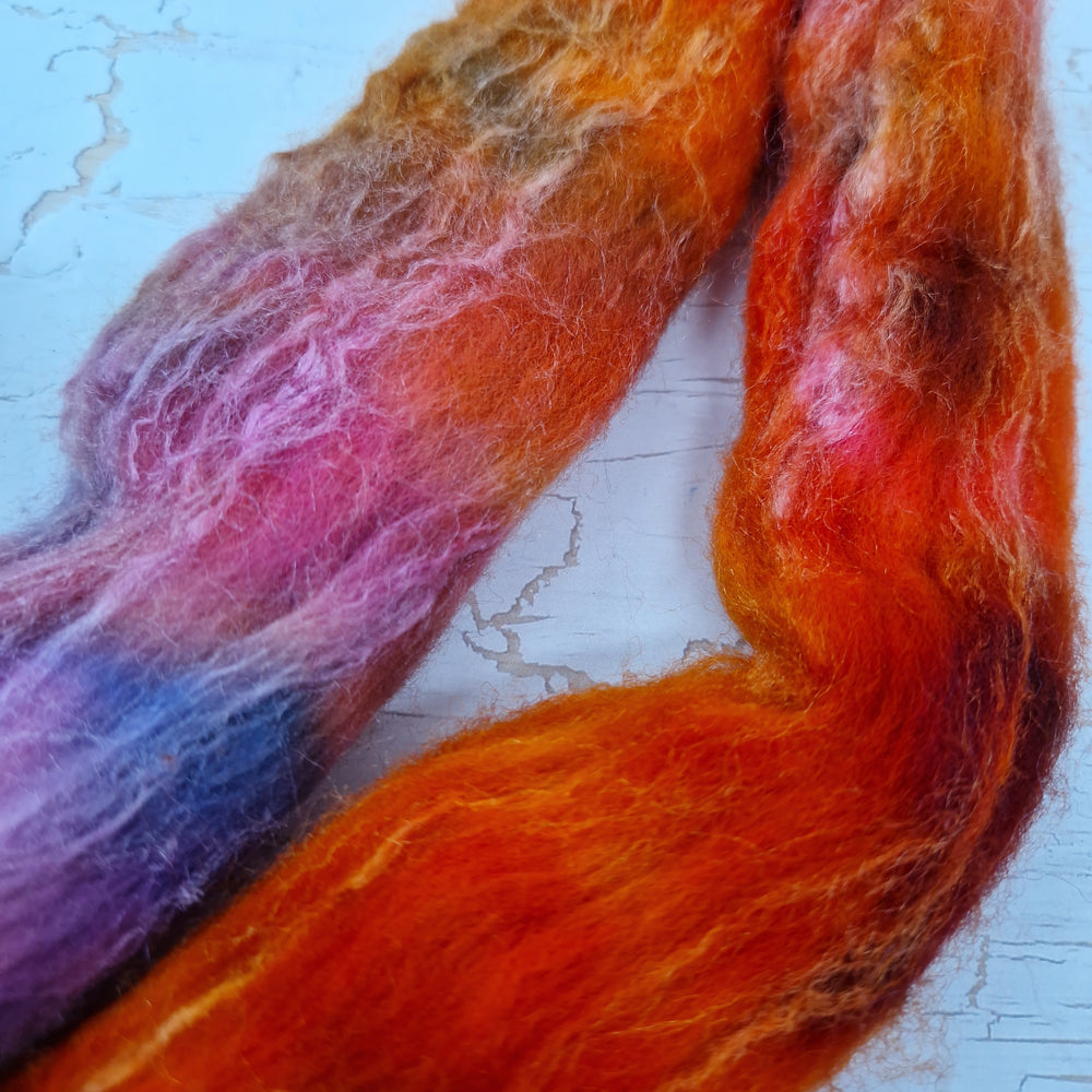 MISHAP (Dragon Kisses) - Merino wool and Tussah silk - 100g (3.5oz)