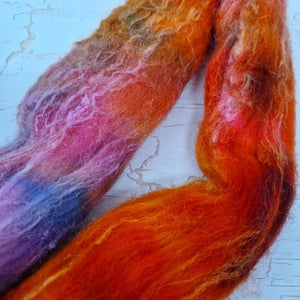 MISHAP (Dragon Kisses) - Merino wool and Tussah silk - 100g (3.5oz)