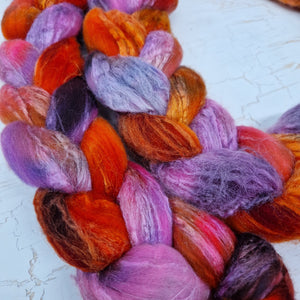 MISHAP (Dragon Kisses) - Merino wool and Tussah silk - 100g (3.5oz)