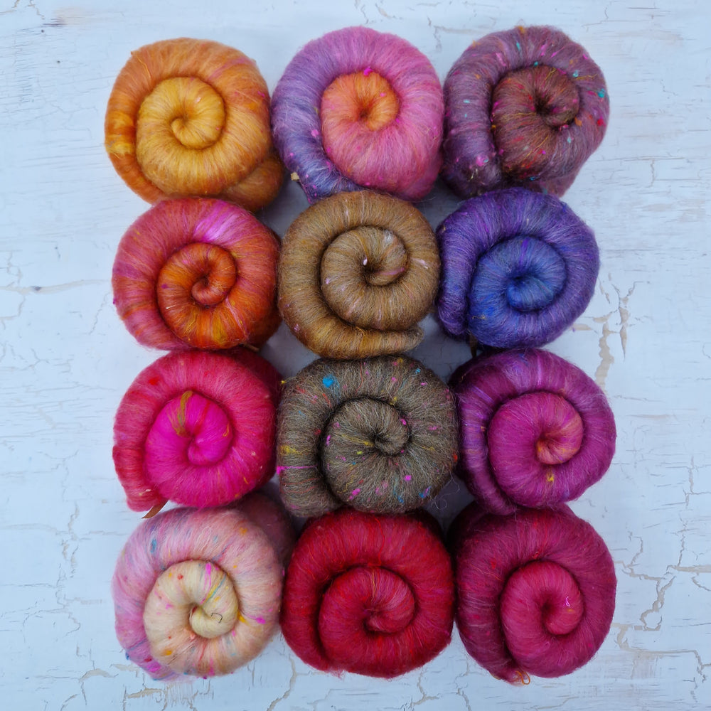 Winter Mix - Mini Batt Selection - 12 x 25g (12 x 0.88oz) Cupcake Box