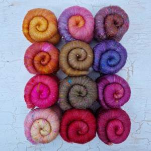 Winter Mix - Mini Batt Selection - 12 x 25g (12 x 0.88oz) Cupcake Box