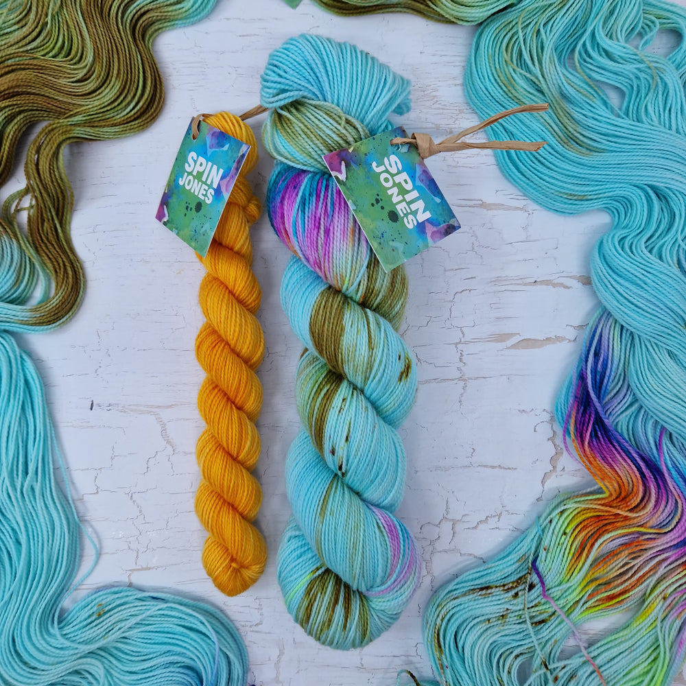 Campervan & Golden - SOCK YARN DUO - SW Falkland Merino & Nylon