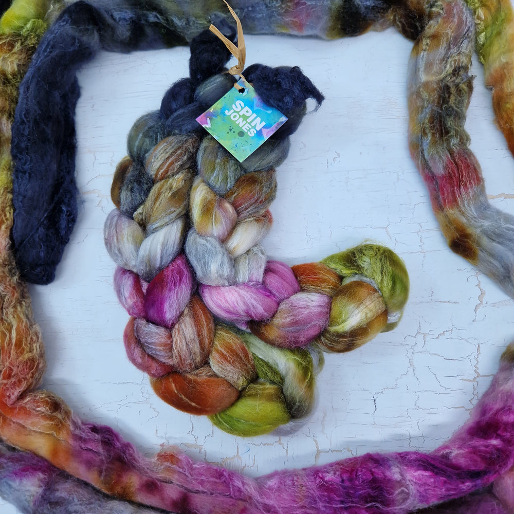 SEPTEMBER Merino wool and Tussah silk - 100g (3.5oz)