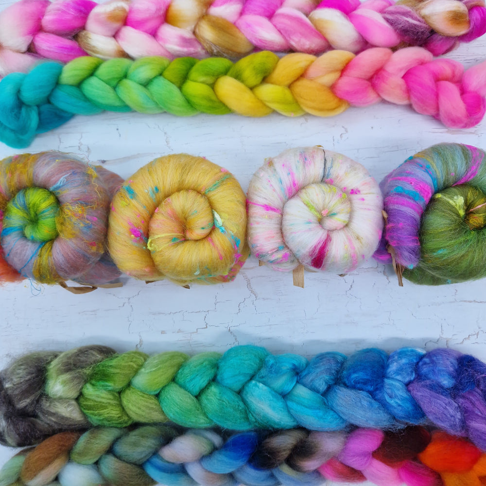 Batt & Braid Selection - 200g 7oz - set #4