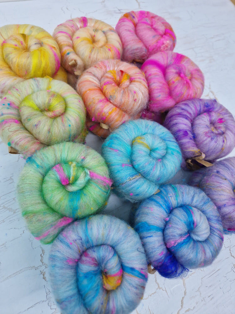 Pastel Rainbow - Mini Batt Selection - 12 x 25g (12 x 0.88oz) Cupcake Box