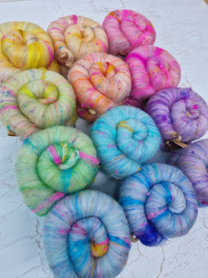 Pastel Rainbow - Mini Batt Selection - 12 x 25g (12 x 0.88oz) Cupcake Box