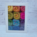 Bright Tweed - Mini Batt Selection - 12 x 25g (12 x 0.88oz) Cupcake Box