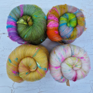 Batt & Braid Selection - 200g 7oz - set #4