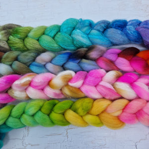 Batt & Braid Selection - 200g 7oz - set #4