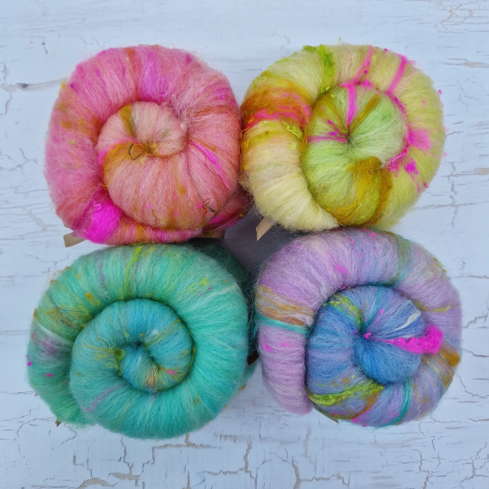 Batt & Braid Selection - 200g 7oz - Set#2