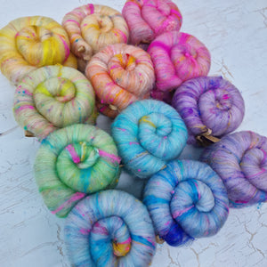 Pastel Rainbow - Mini Batt Selection - 12 x 25g (12 x 0.88oz) Cupcake Box