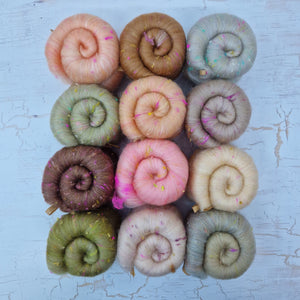 Seashell - Mini Batt Selection - 12 x 25g (12 x 0.88oz) Cupcake Box