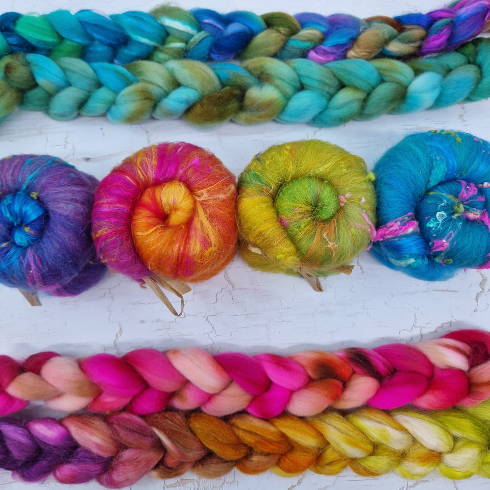 Batt & Braid Selection - 200g 7oz - Set#1