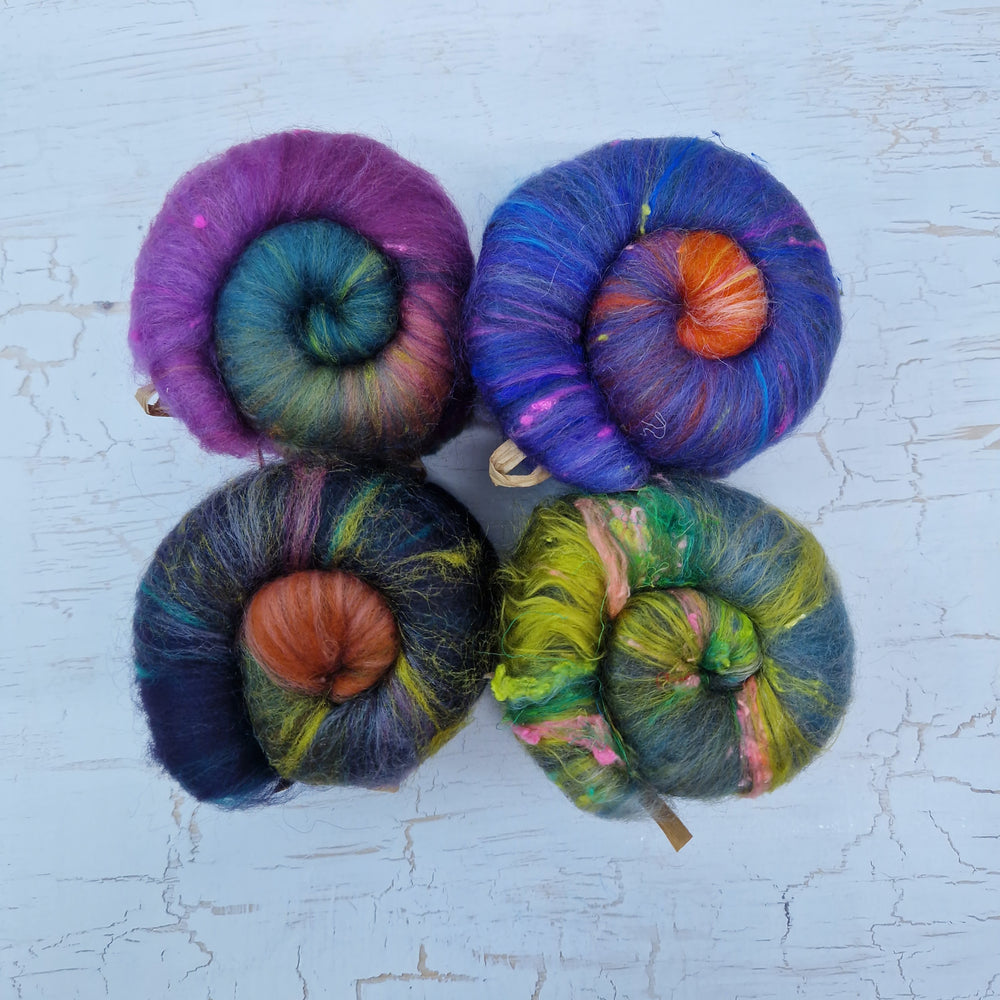 Batt & Braid Selection - 200g 7oz - Set #3