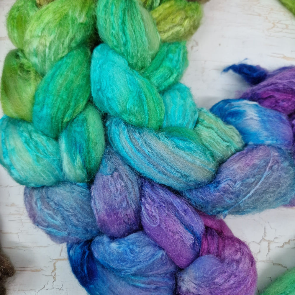 FISH SCALES - Merino wool and Tussah silk - 100g (3.5oz)
