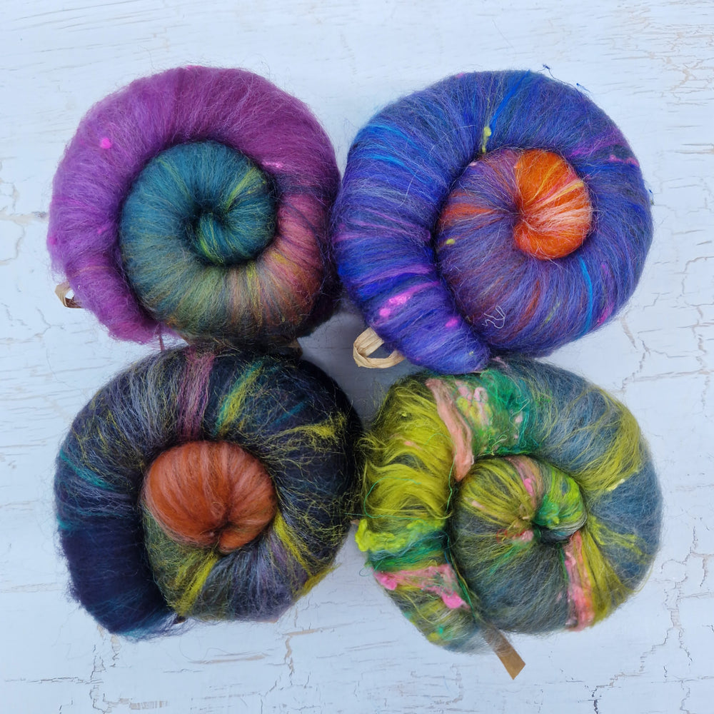 Batt & Braid Selection - 200g 7oz - Set #3