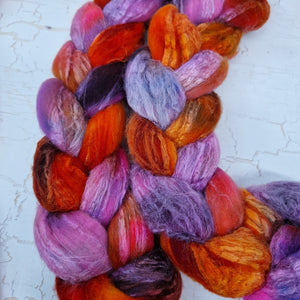 MISHAP (Dragon Kisses) - Merino wool and Tussah silk - 100g (3.5oz)