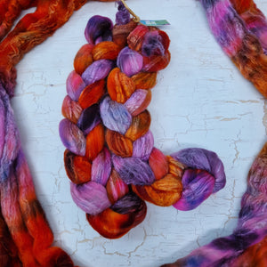 MISHAP (Dragon Kisses) - Merino wool and Tussah silk - 100g (3.5oz)