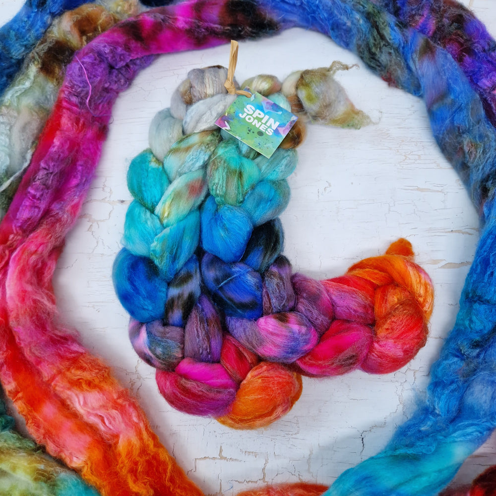 MYSTICAL - Merino wool and Tussah silk - 100g (3.5oz)
