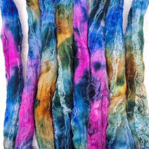 BLUEBERRIES Merino wool and Tussah silk - 100g (3.5oz)