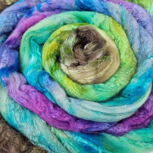 FISH SCALES - Merino wool and Tussah silk - 100g (3.5oz)