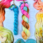 Surf shack & pale aqua - SOCK YARN DUO - SW Falkland Merino & Nylon