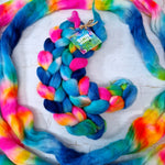 Recycled superwash sock wool with Nylon - Hand dyed - 100g (3.5oz) - Surf City