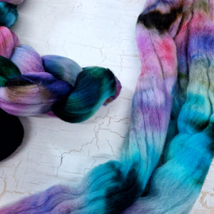Rambouillet wool - Hand dyed - 100g (3.5oz) - LEFTOVERS 3