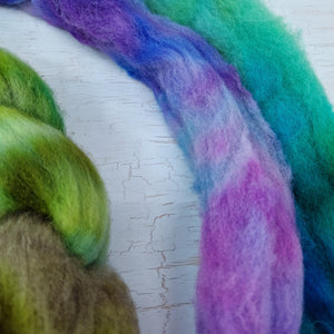 FISH SCALES - Southdown wool - 100g (3.5oz)